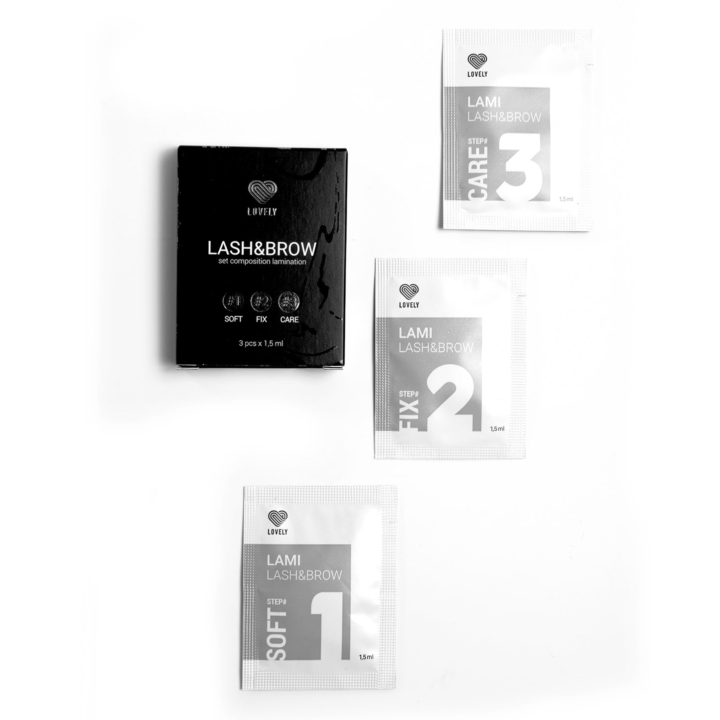 Kit de laminación de pestañas y cejas